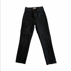 Madewell The Perfect Vintage Crop Jean in Black